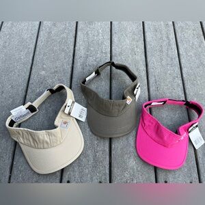 Brand new 3 pieces Carhartt visor hat adjustable